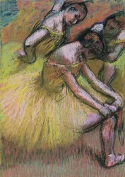 Grupp av tre dansare