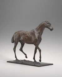 Horse Walking, originalvax möjligen tidigt 1870-tal, gjuten ca. 19201921.