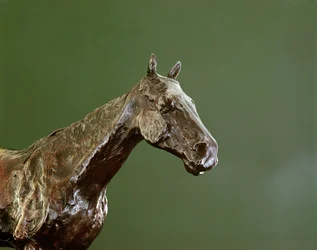 Hästhuvud (brons) (detalj av 335585)