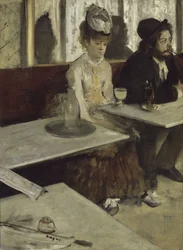 I ett café Absinthe, 1873