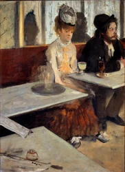På ett kafé eller Absinthe