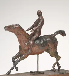 Jockey, mitten av 1870-talet.