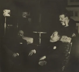 Jules Taschereau, Edgar Degas och Jacques-Emile Blanche, december 1895