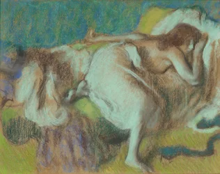 Le Repos, cirka 1893 (Pastell ombord)