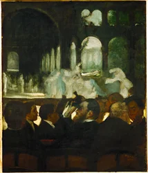 Baletten "Robert le Diable" (målning på duk)