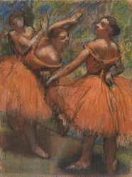 The Red Skirts, ca 1807-1901 (pastell på papper)