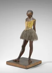 Little Dancer Aged Fjorteen, c.1878-81 (målad gips, tyg, metallarmatur, på gipsbas)