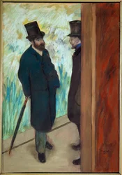 Ludovic Halevy och Albert Boulanger-Cavé i operans kulisser