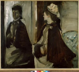 Madame Jeantaud vid spegeln
