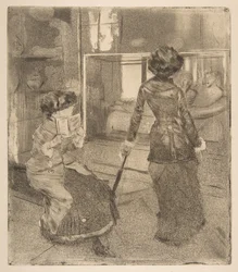 Mary Cassatt på Louvren: Det etruskiska galleriet