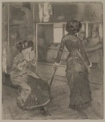 Mary Cassatt vid Louvren: Etruskiska galleriet