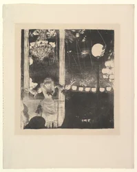 Miss Bécat på Café des Ambassadeurs, Paris, 1877-78.