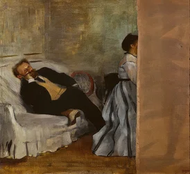 Monsieur och Madame Edouard Manet. 1868-69
