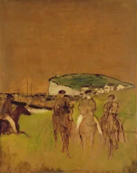 Morgonritt, ca 1866