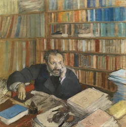 Porträtt av Edmond Duranty