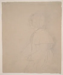 Porträtt av Giulia Bellelli, 1858-9 (grafit)