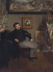 Porträtt av målaren Tissot