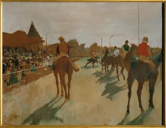 Tävlingshästar på läktaren eller The Parade