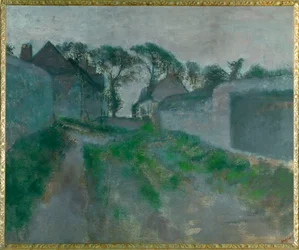 Rue de village Saint Valery-sur-Somme (olja på duk)