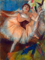 Sittande dansare, 1879-1880.