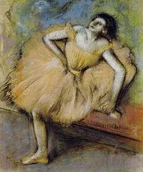 Sittande dansare, ca 1894