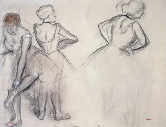 Studie av dansare; Studie av dansare,