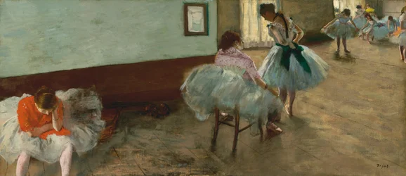 Danslektionen, ca. 1879.