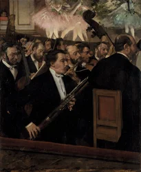 Orkestern på operan, cirka 1870