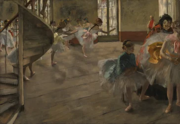 The Rehearsal, c.1877 (olja på duk)