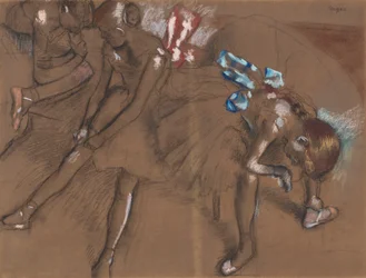 Tre dansare vilar, ca 1880