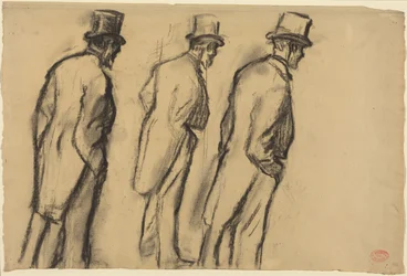 Tre studier av den stående Ludovic Halévy