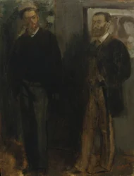 Två män, ca. 1865-69.