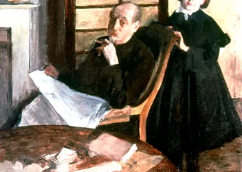 Farbror och brorsdotter, c1876