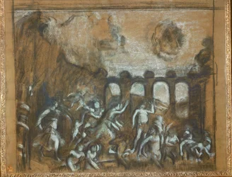 Förnuftets seger över lasterna (pastell)