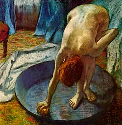 Kvinna i ett badkar, 1886