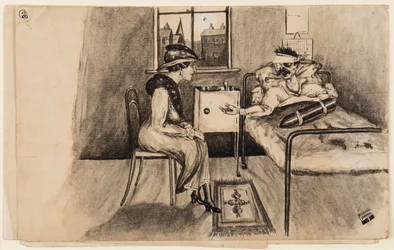 Some Shell!, 13 oktober 1917 (penna, pensel och bläck på papper)