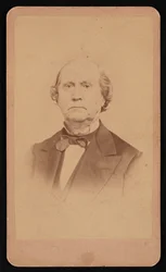 Porträtt av Ezra Bartlett French 1810-1880, före 1880.