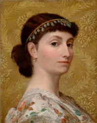 Gay, dotter till Sir Augustus Berkeley Paget KCB (olja på duk)