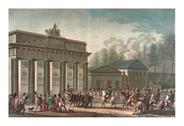 Fransmännens intåg i Berlin, 27 oktober 1806, c1850