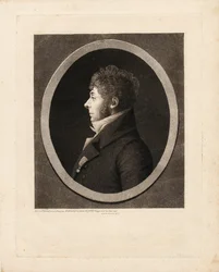 Porträtt av kompositören Étienne Nicolas Méhul 1763-1817.
