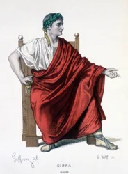 Augustus karaktär i tragedin Cinna (ou la clemence d