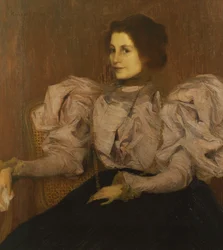 Porträtt av Madame Besnard, ca 1896 (olja på duk)