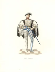 Claude av Lorraine, förste hertig av Guise (1496-1550).