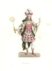 Ludvig XIV, Solkungen, i balettdräkt