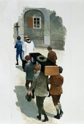En liten död pojke från 