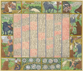 Krokig sixpence, ca 1935 (gouache på papper)