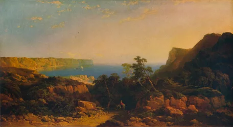 Från Mulgrave Woods, nära Whitby, 1860