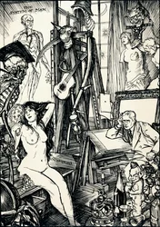 Serietecknaren - Scen VI, c1920