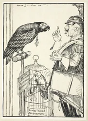 The Hymn of Hate (A little bet of sugar for the bird), illustration från The Kaiser