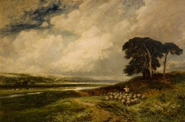 Landskap med får, 1899